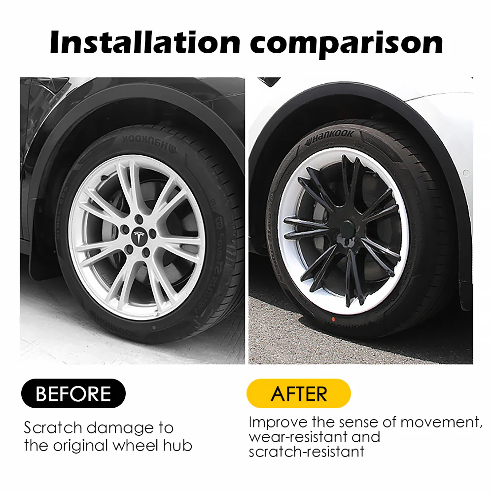 2024 Newest Model Y 19 Inches Wheel Caps Wheel Covers Hubcap - Image 4