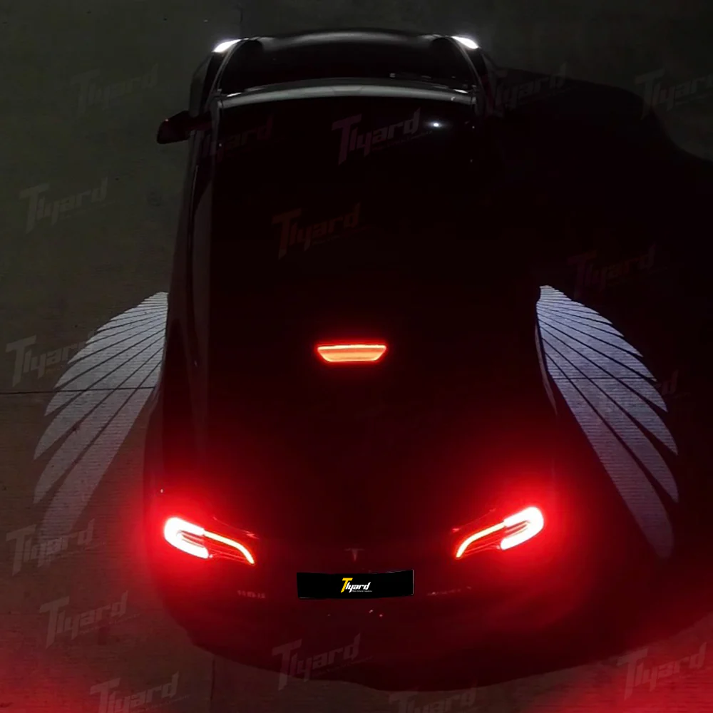 Angel Wing Welcome Light for Model 3/3 Highland & Model Y/Y Juniper Side Rearview Mirror Welcome Lights - Image 5