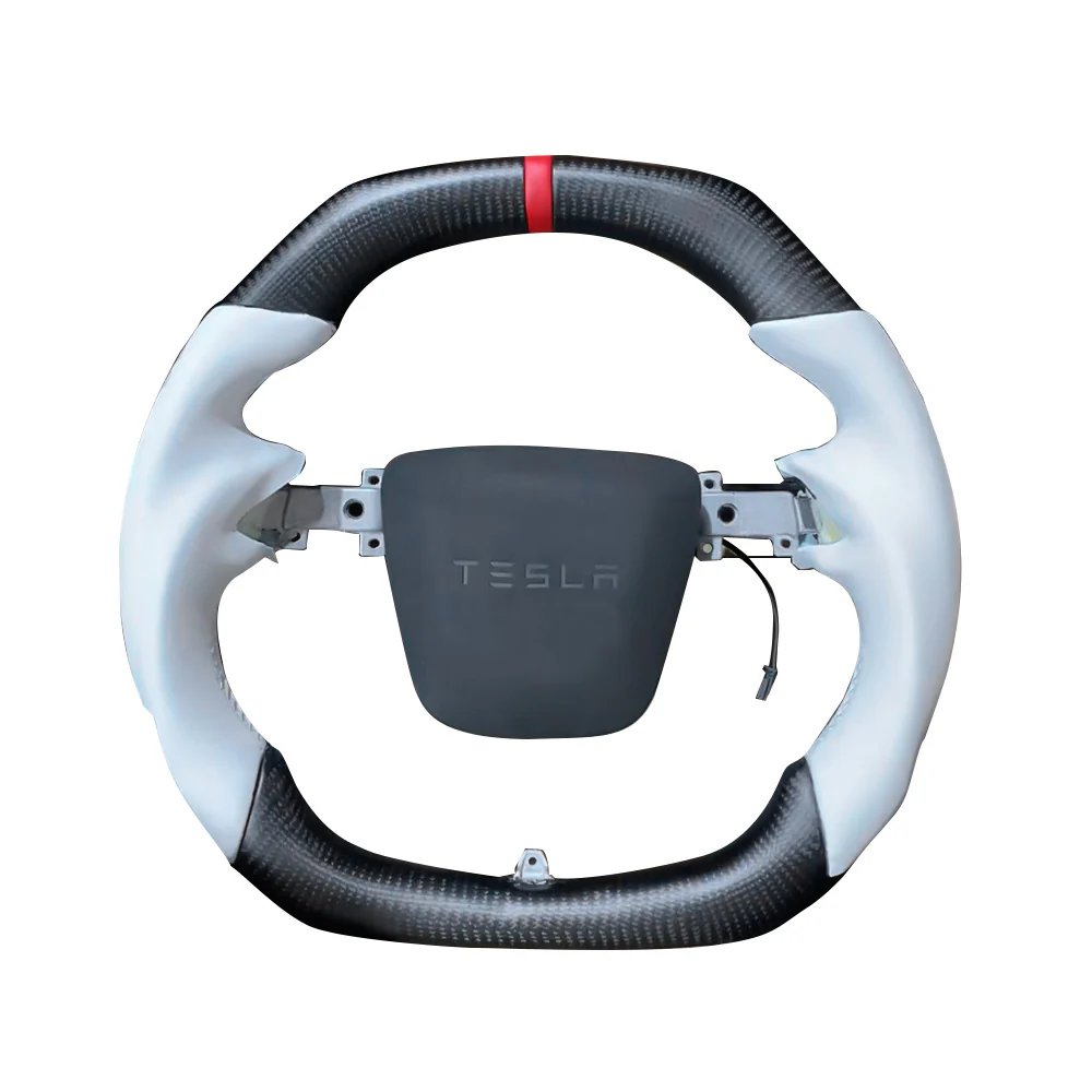 Customized Sport Round Heated Real Carbon Fiber Steering Wheel For Model 3/Y/Highland/Juniper/Standard - Image 13