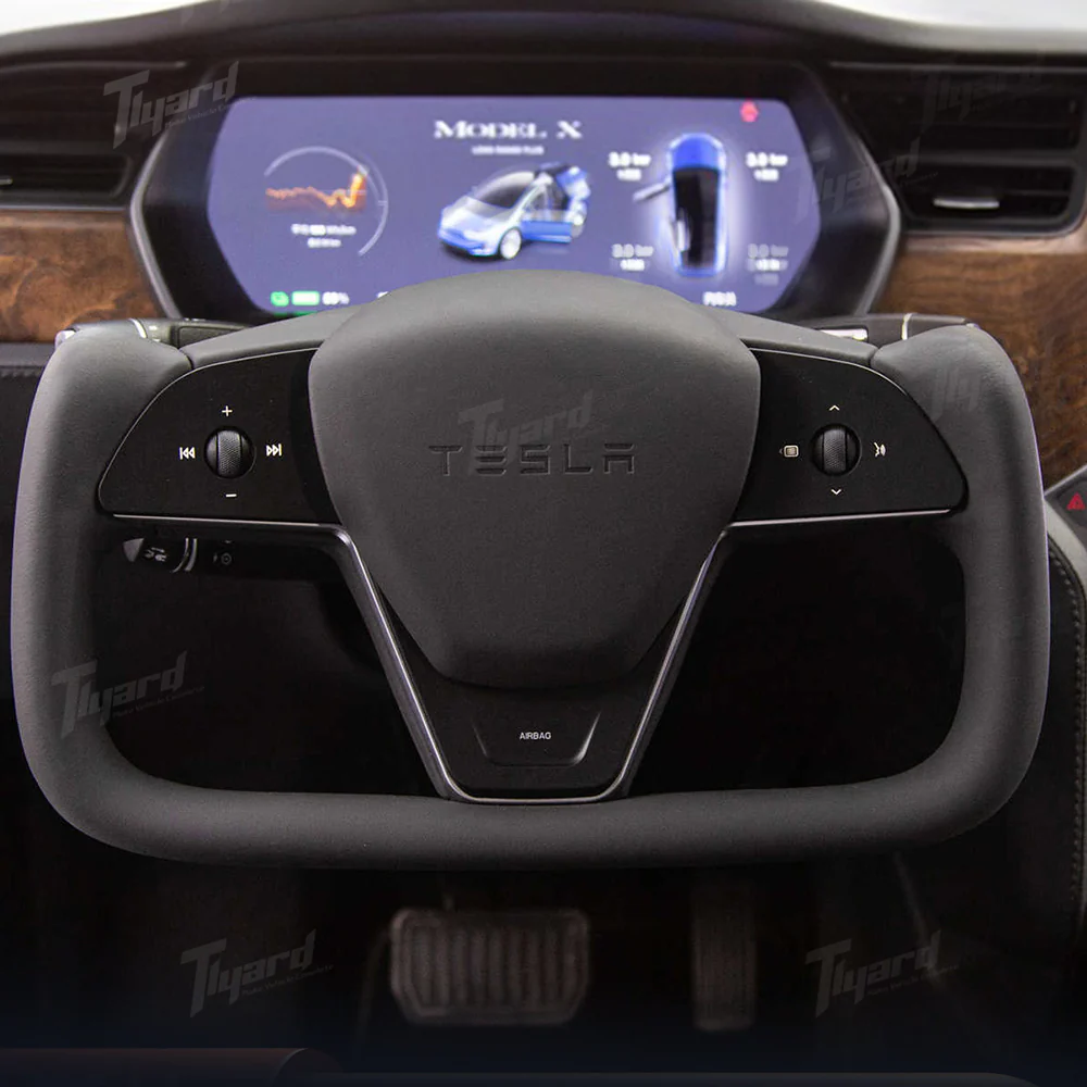 Custom Yoke Steering Wheel Upgrade for Model S/X (2012-2020) - Image 5