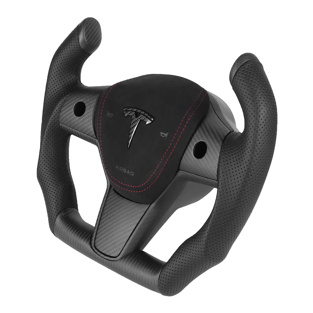 Custom Airplane Style Steering Wheel For Tesla Model 3/Y/Highland/Juniper/Standard - Image 5