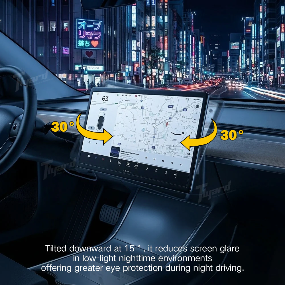 Electric Auto-Swivel Screen Mount for Tesla Model 3/3 Highland & Y/Y Juniper Automatic Rotating Dashboard Screen Bracket - Image 6