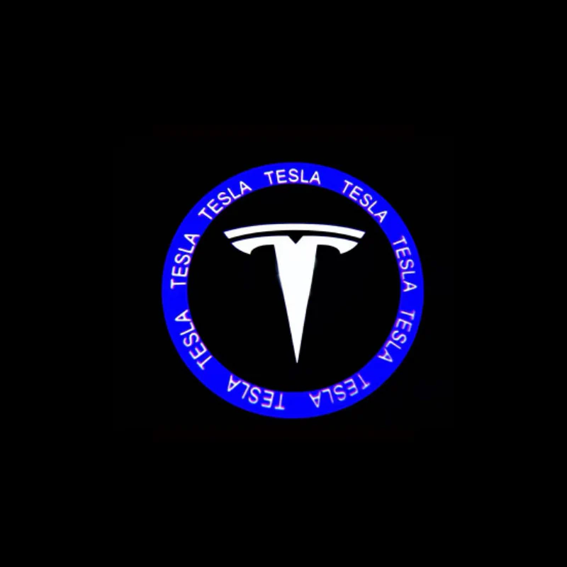 LED Tesla Logo Puddle Lights Car Door Lights For Model 3/ Y/ X/ S Model 3 Highland - Image 3