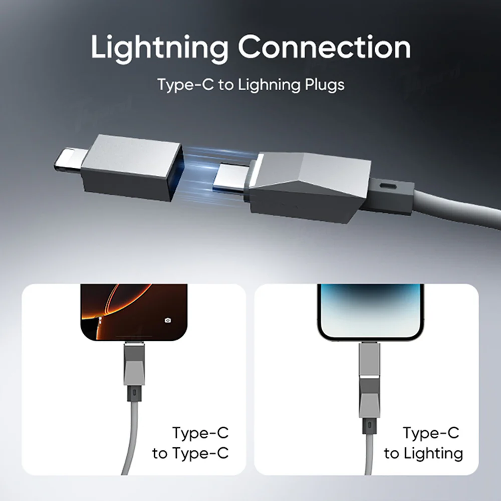 Magnetic Coiled 100W USB-C Charging Cable for Tesla Model 3/Y/S/X & Cybertruck - Image 5