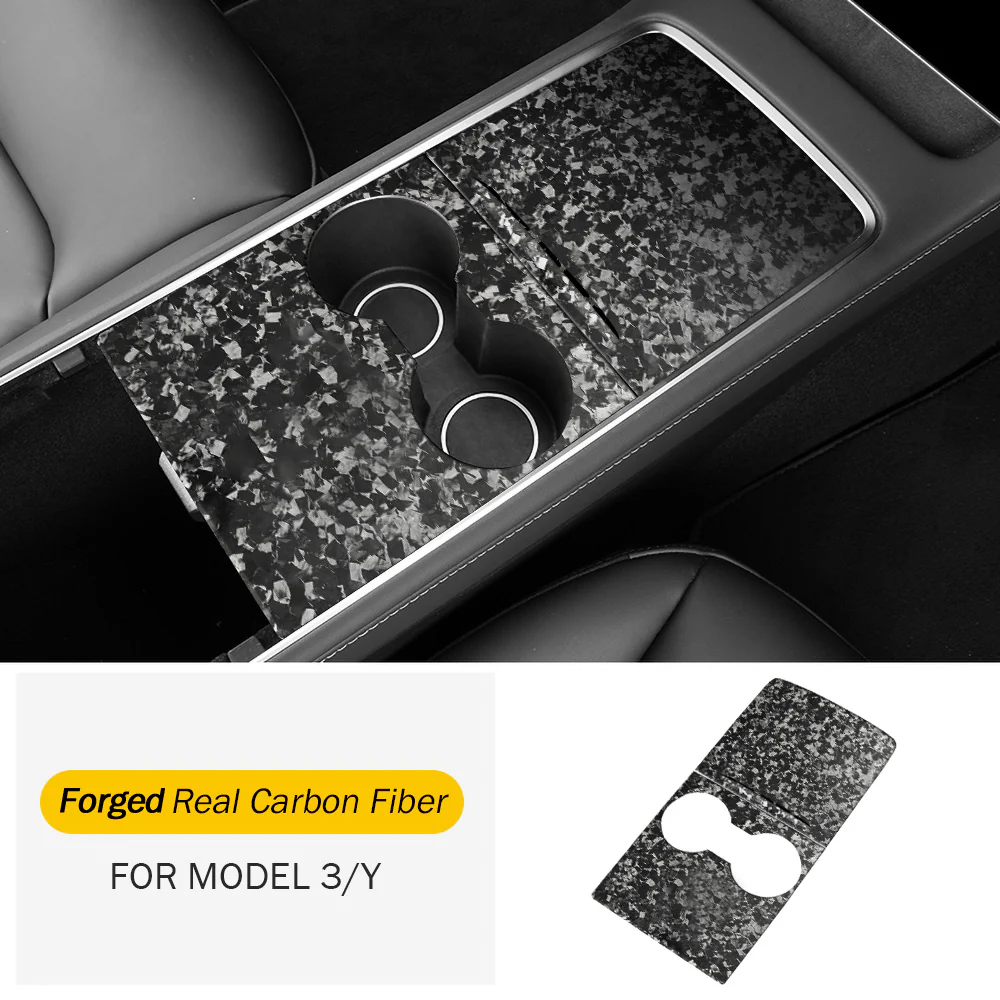 Center Console Real Carbon Fiber For 2017-2024 Tesla Model 3/ Y - Image 4