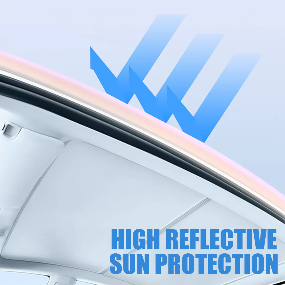 Model 3 & Y Electrostatic Adsorption Sunshade Glass Roof Shade Sun Protection - Image 7