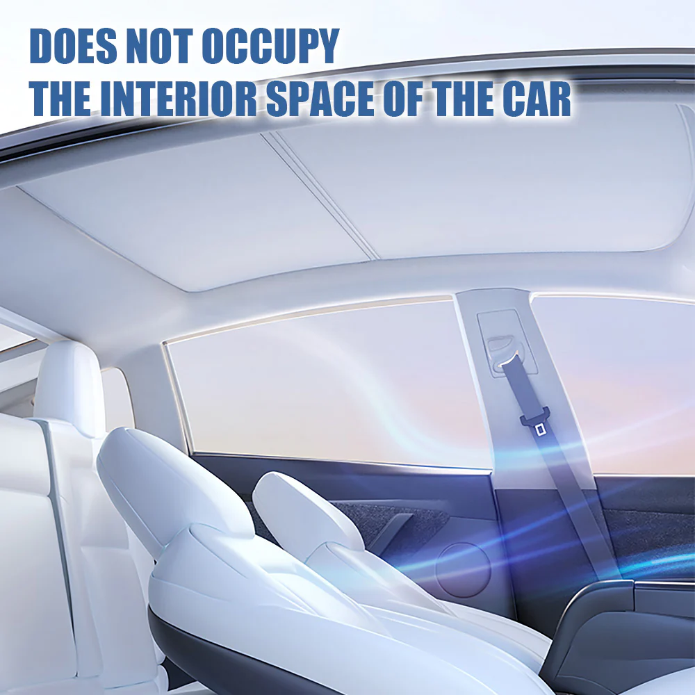 Model 3 & Y Electrostatic Adsorption Sunshade Glass Roof Shade Sun Protection - Image 8