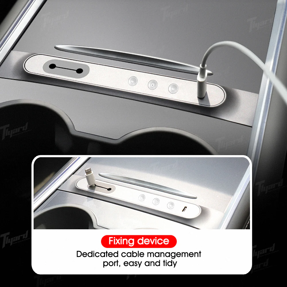 Model 3 & Y Center Console Multi-function Control Button USB Docking Station - Image 4