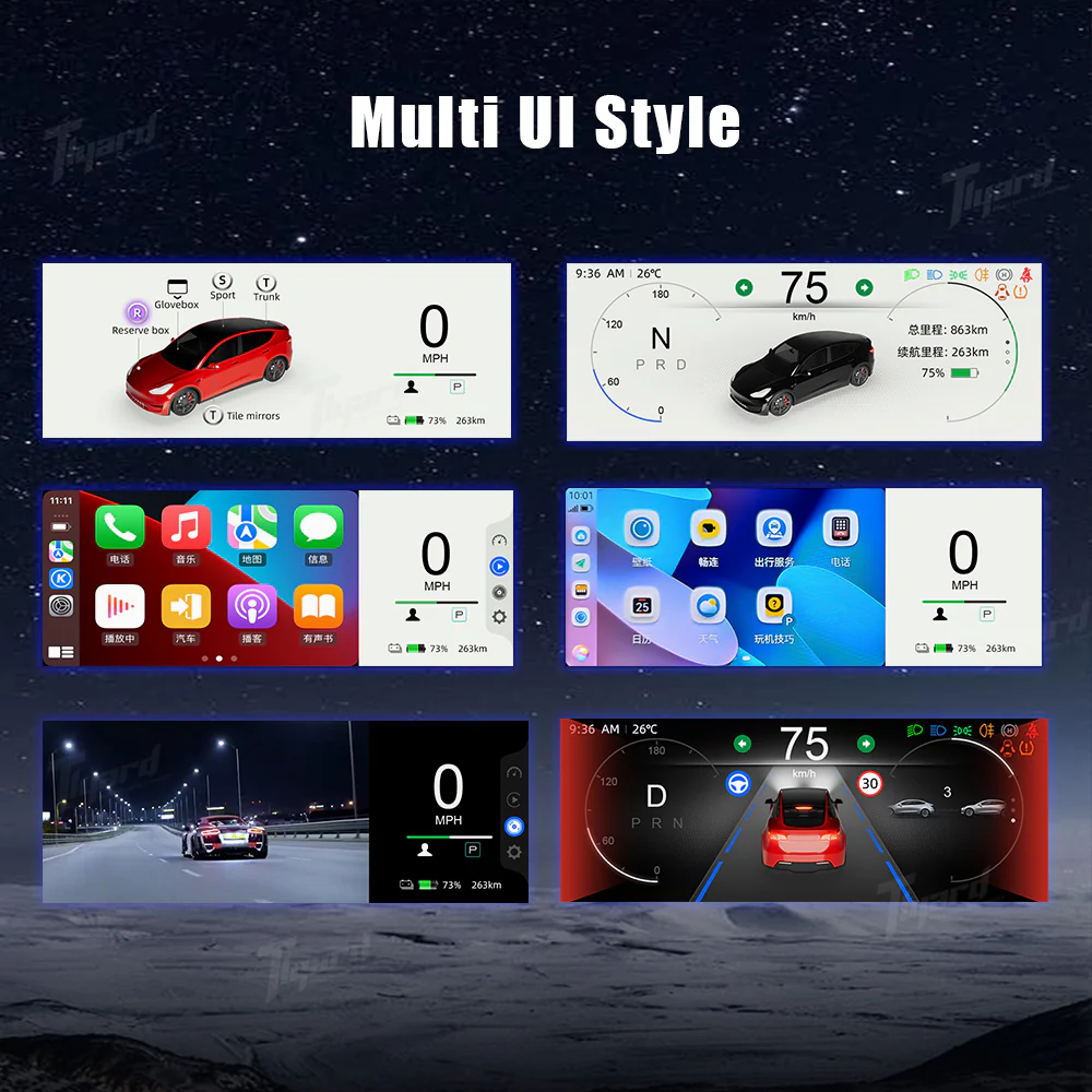 Model 3 & Y Highland F62 Plus Dashboard Front Camera Display - Image 6