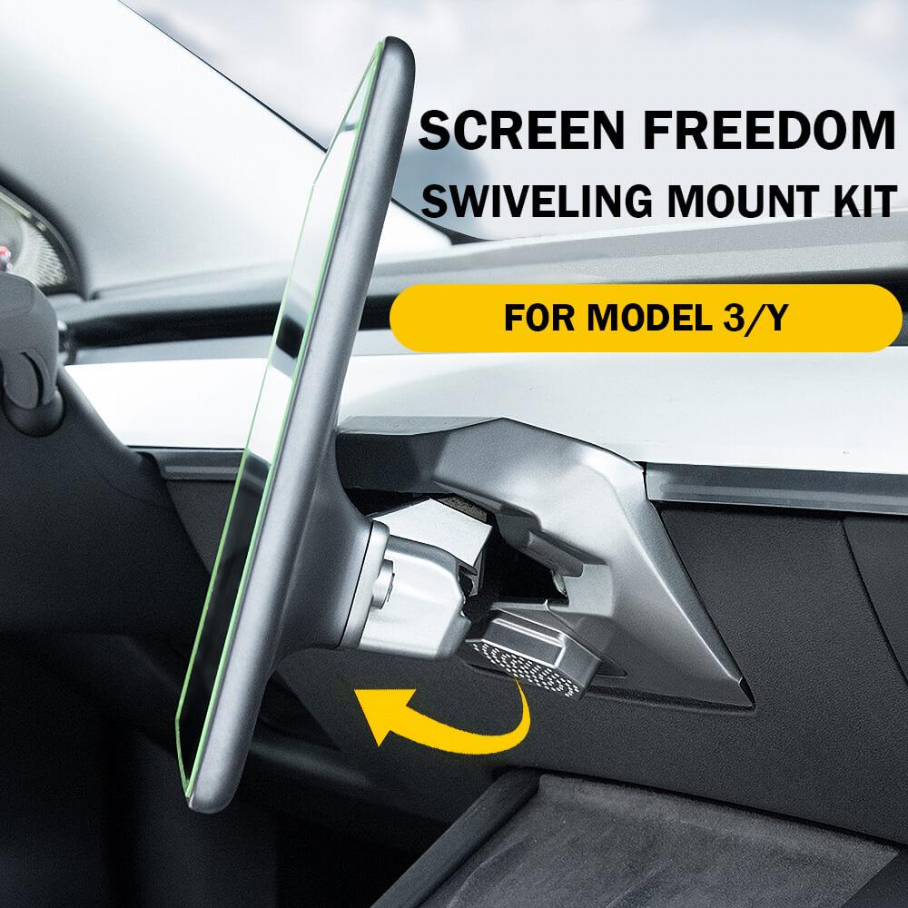 Upgraded 40° Touch Screen Swiveling Mount Kit Rotated Dashboard For Model 3/ Y - Image 6