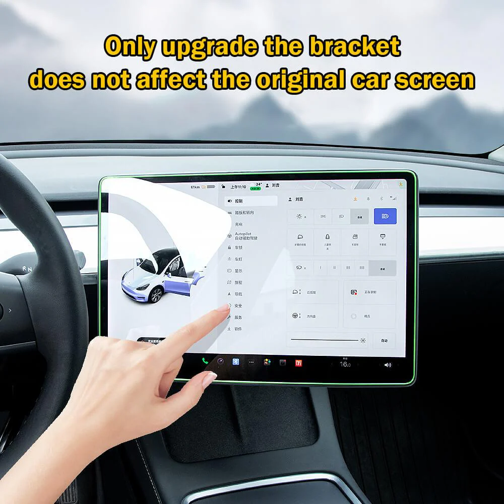 Upgraded 40° Touch Screen Swiveling Mount Kit Rotated Dashboard For Model 3/ Y - Image 7