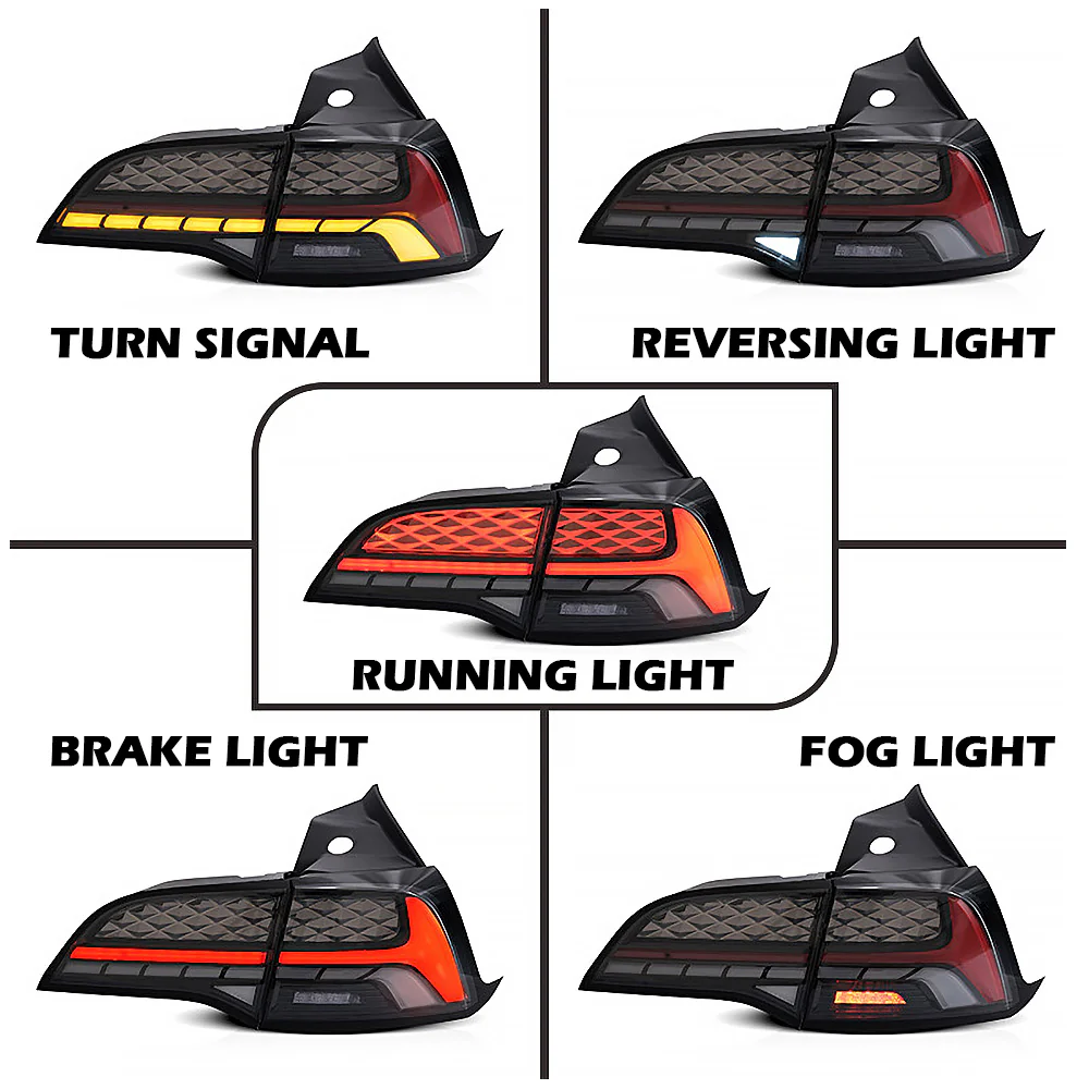 Model 3 & Y Tail lights Turn signal Brake Reversing lights - Image 3