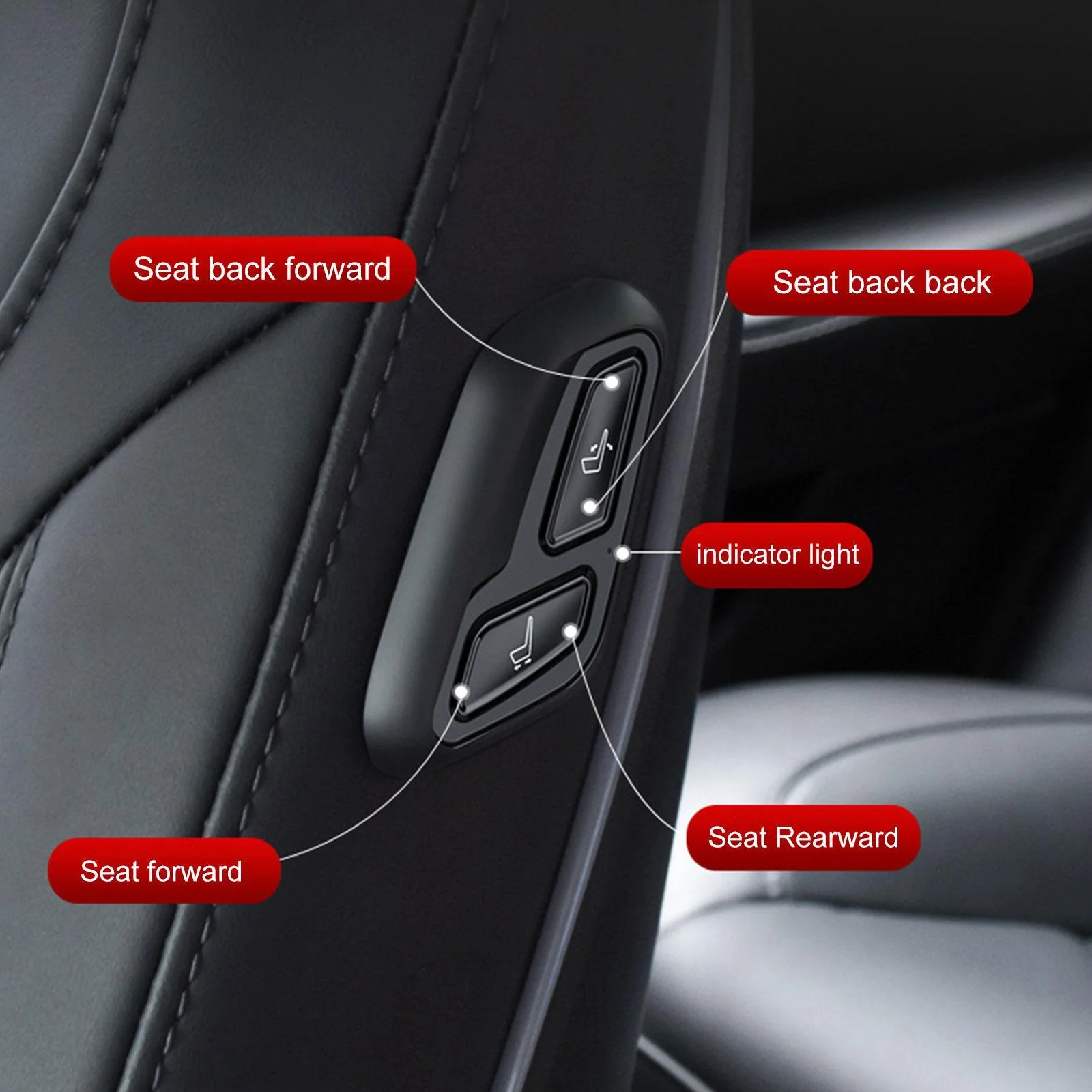 Model 3 & Y Wireless Boss Seat Adjustment Switch Buttons Remote Control - Image 7