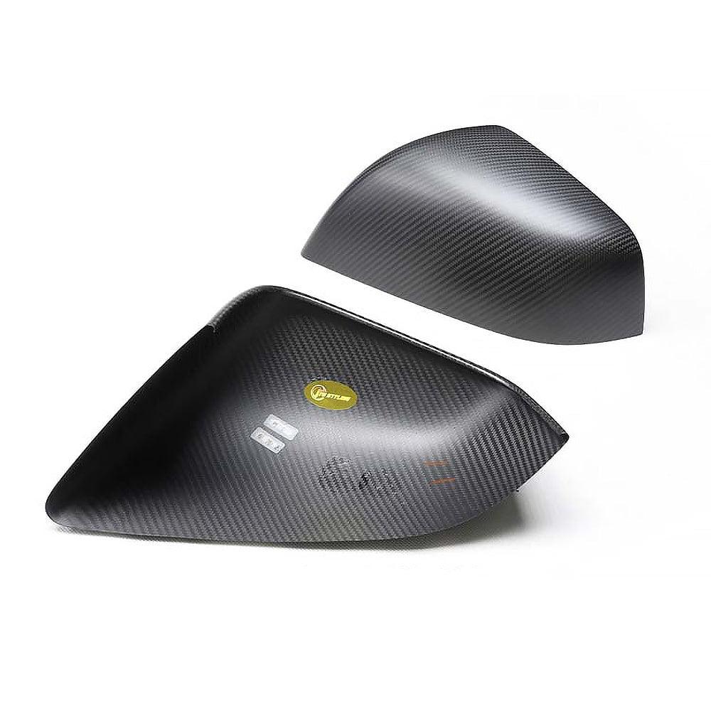 Real Molded Carbon Fiber Mirror Overlay Gen. 2 (1 Pair)  For 2012-2020 Model S - Image 5