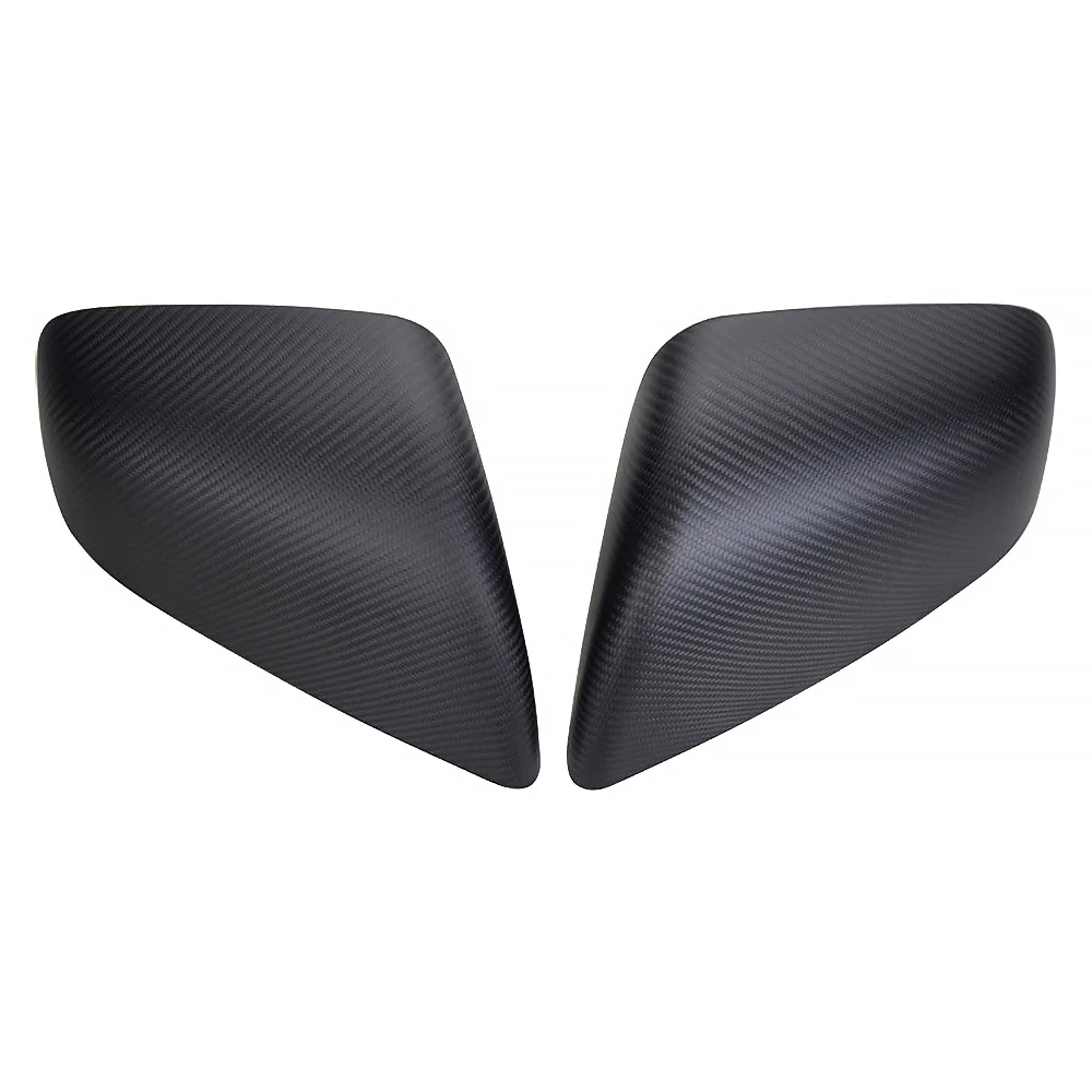 Real Molded Carbon Fiber Mirror Overlays (1 Pair) For 2016-2024 Model X - Image 7