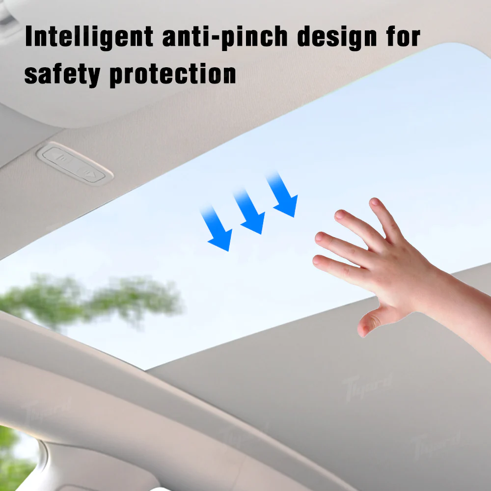 2020- 2025 Model Y Electric Retractable Roof Sunshade Sun Protection Shade for 2025+ Model Y Juniper - Image 6