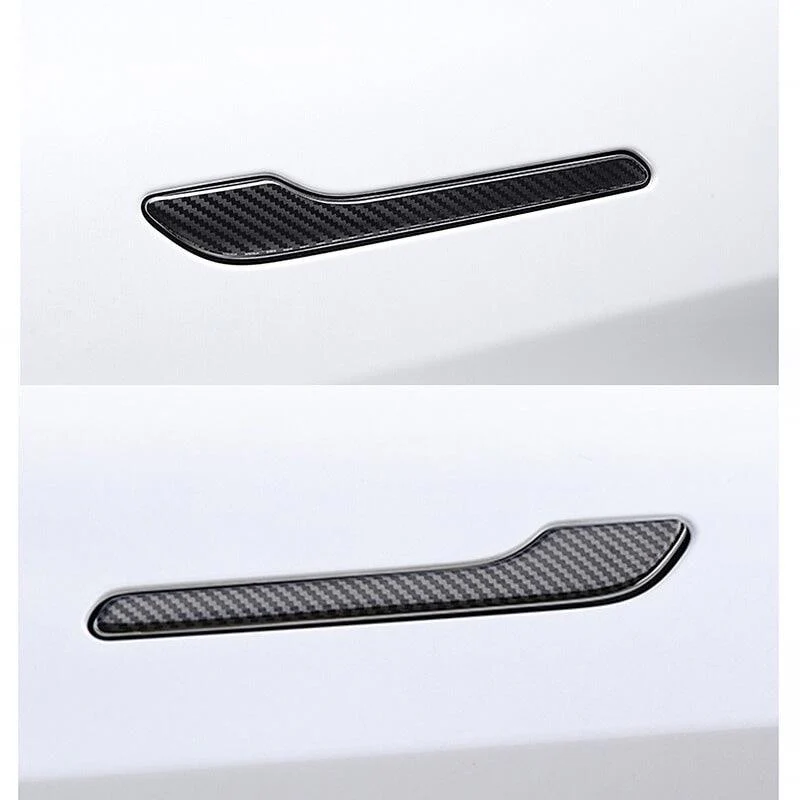Real Carbon Fiber Door Handle Cover For Model 3/ Y Highland - Image 3