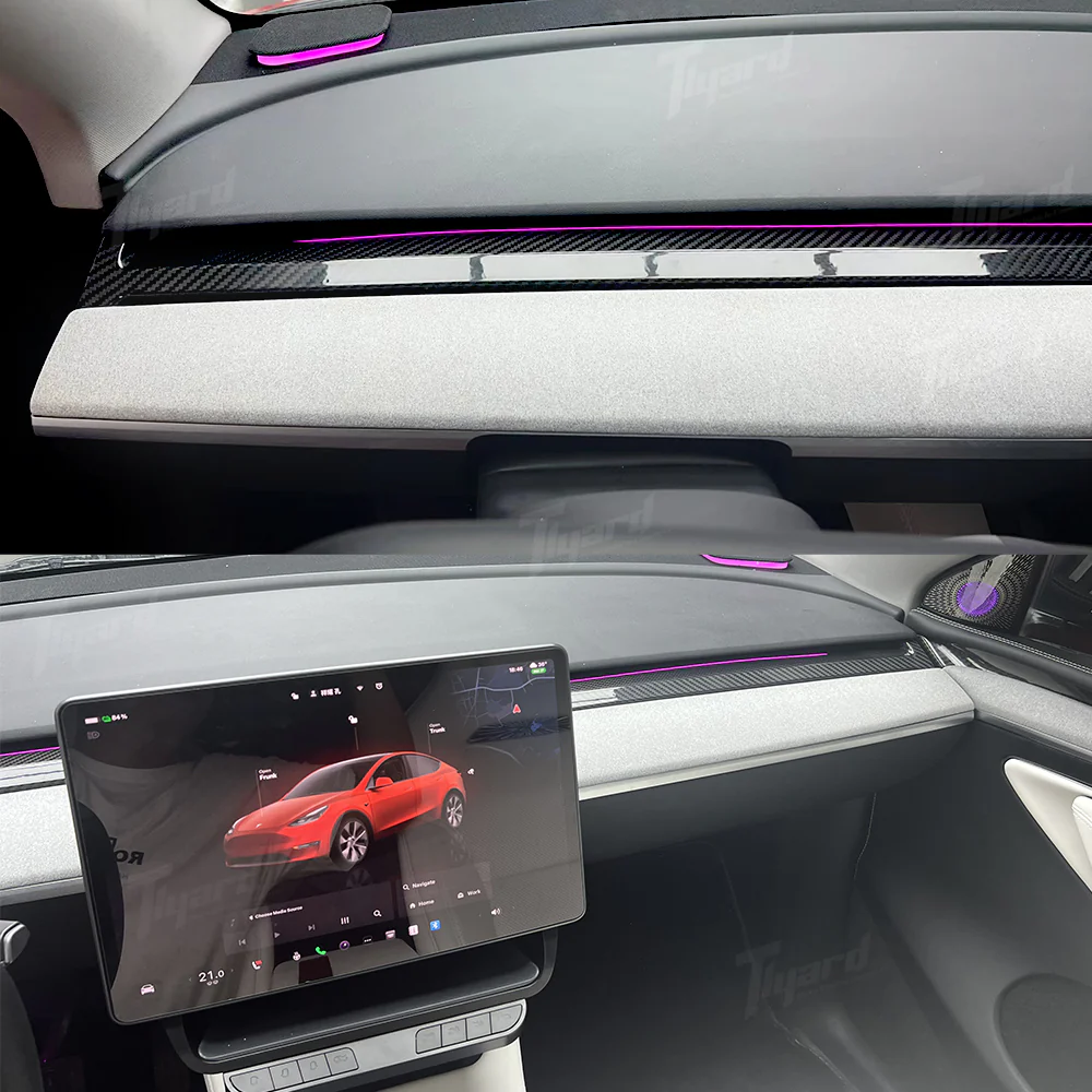 Tesla Model 3/Y Dashboard Tech Fabric 3-Piece Set - Image 5