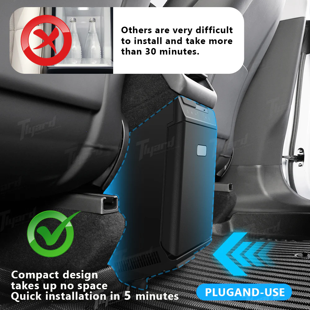 Tesla Model Y Juniper Rear Center Console Refrigerator 3.6L Portable Cooler & Warmer - Image 2