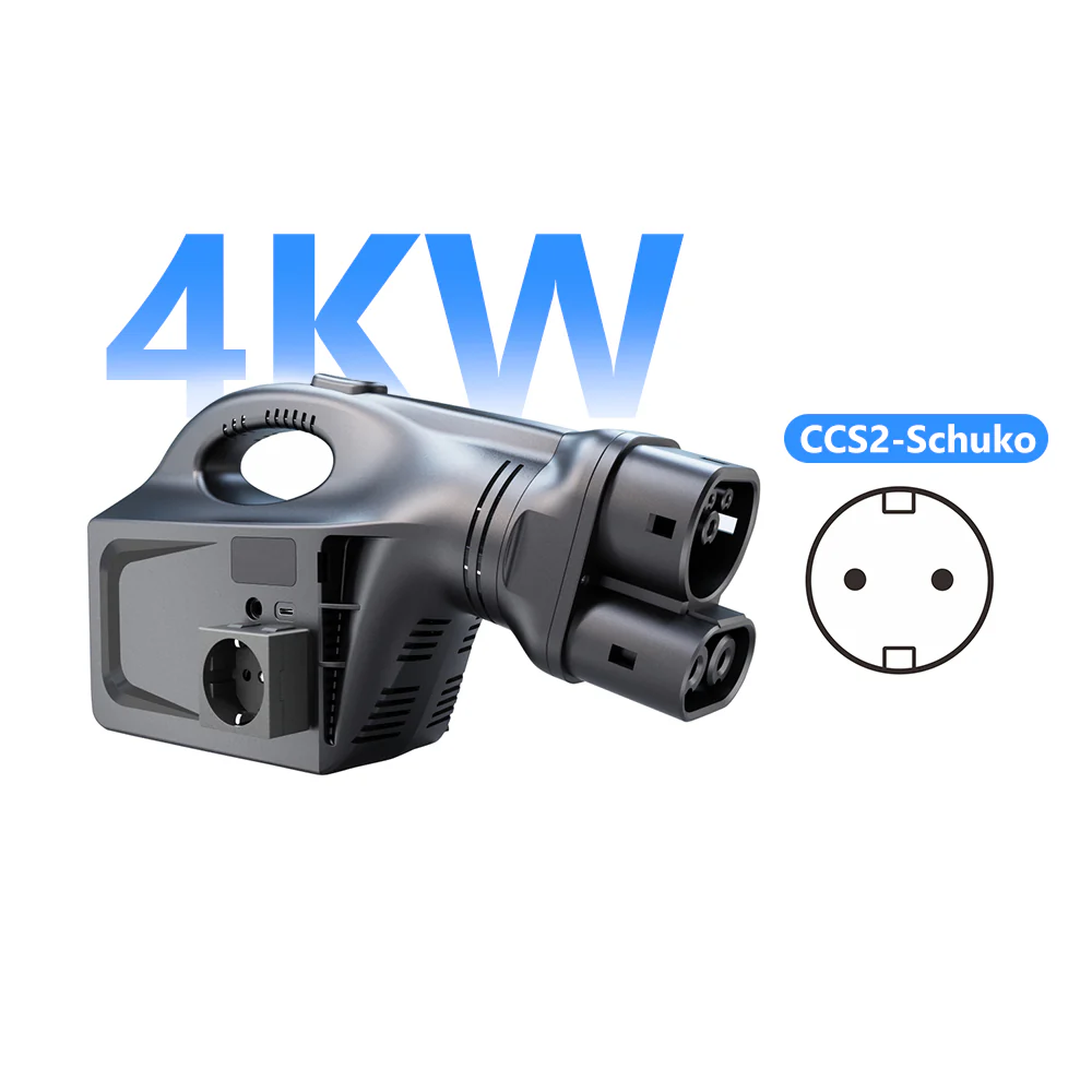 Tesla V2L Discharge Device 2KW/4KW for Tesla 3/Y/X/S Portable EV Power Outlet with EU/UK/US Standard Socket - Image 11