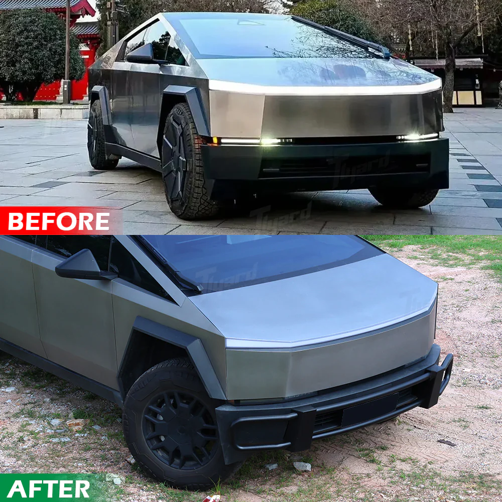 Tlyard Tesla Cybertruck Bull Bar Front Bumper Cybertruck Exterior Upgrade - Image 2