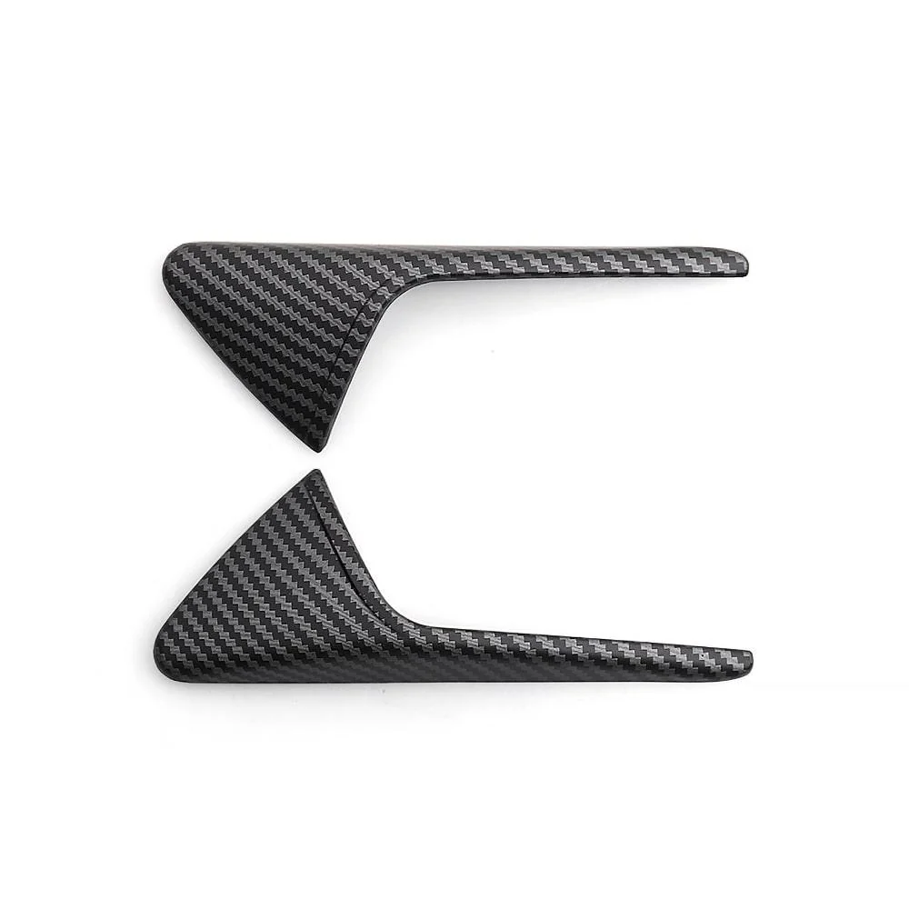 Model S 2021+ Real Molded Carbon Fiber Turn Signal Overlays - Top Half Style (Gen. 2) - Image 6